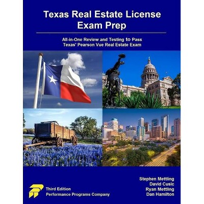 Texas Real Estate License Exam Prep - by  David Cusic & Ryan Mettling (Paperback)