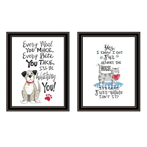 2Piece Vignette It's Called Furrniture Isn't It? Black Framed Wall Art for Living Room,Wall Art Print for Home Decor by Deb Strain - 1 of 1