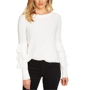 1.STATE Womens Ruffled Tiered Pullover Sweater - 1 of 1