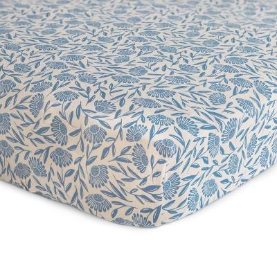 Extra Soft Muslin Crib Sheet in Sun Design