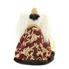 Tree Topper Finial 16.25" Angel With Wreath Christmas Fiber Optic  -  Tree Toppers - image 2 of 3