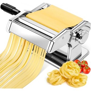 YASHE 2-in-1 Pasta Maker with Adjustable Thickness, Pasta Roller & Cutter, Dual Width Noodle Machine for Spaghetti, Fettuccine & Lasagna - 1 of 4