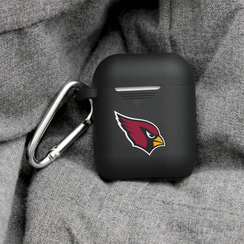 NFL Arizona Cardinals Silicone AirPods Case Cover, 3 of 4