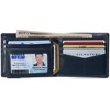 Alpine Swiss Mens Nolan Bifold Commuter Wallet Cowhide Leather RFID Safe Comes in a Gift Box - 3 of 4