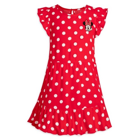 Girls Minnie Mouse Polka Dot Dress 4 Disney Store Target