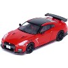 Nissan GT-R (R35) Nismo RHD (Right Hand Drive) Red with Carbon Hood and Top 1/64 Diecast Model Car by Inno Models - 2 of 4