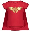 DC Comics Justice League Wonder Woman Girls Costume T-Shirt Tulle Skirt Headband and Cape 4 Piece Set Little Kid to Big Kid - 4 of 4