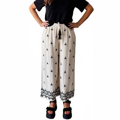Women's Never Say Never Linen Pants - Easel