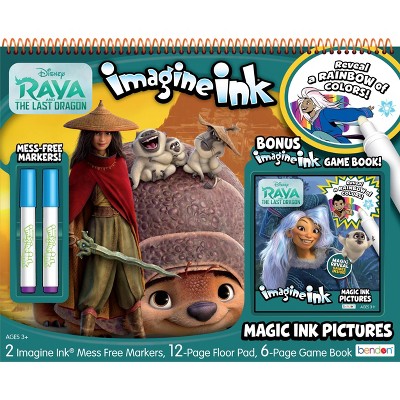 Raya & the Last Dragon Imagine Ink Giant Floor Pad with Bonus Book