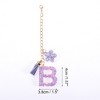 Unique Bargains Star Sequin Letter B Flower Tassel Water Cup Pendant Purple 1 Pc - 2 of 4
