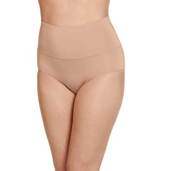 Leonisa Comfy high-waisted smoothing brief panty - Beige XL