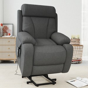 KTMBDW Power Lift Recliner with Remote Control, Adjustable, Side Pocket for Elderly, Heavy Duty Lift Chair Recliners, Electric Recliner Chairs - 1 of 4