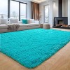 LOVEVOOK Area Rugs for Living Room Bedroom, Non-Slip Fluffy Soft Shag Rug, Plush Carpet for Home Dorm Decor Aesthetic - 2 of 4