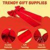 JOYFY 12pcs Christmas Red Velvet Bow Decoration for Christmas Party - 4 of 4