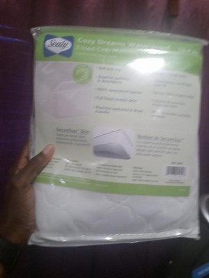 Sealy Cozy Dreams Waterproof Quilted Fitted Crib & Toddler Mattress Pad :  Target