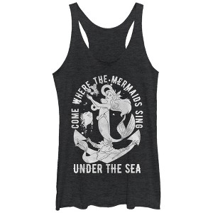 Women's The Little Mermaid Ariel Under the Sea Racerback Tank Top - 1 of 3