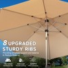 Gulches Beige 108-Inch Patio Umbrella with Crank and Tilt - 2 of 4