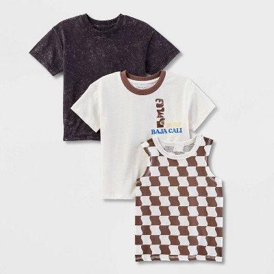 Grayson Mini Toddler Boys' 3pk Solid Tank Top