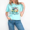 Simply Sage Market Salt Water And Sun Shine Circle Boxy Crop Top - 2 of 4