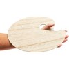 Bright Creations 12 Pack Wood Oval Paint Pallet Palette Holder Tray for Acrylic Oil Watercolor Crafts DIY Art, 12 x 8 in - 3 of 4