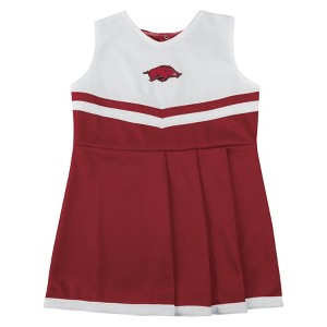 NCAA Arkansas Razorbacks Toddler Girls' Cheer Dress Set - 1 of 3