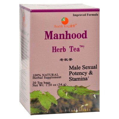 Health King Medicinal Teas Manhood Herb Tea - 1 Box/20 Bags