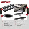 YAKIMA 50 Inch Alloy Steel Easy Snap Aerodynamic Roof Rack Crossbars with CoreBar SL Adapter and 165 Pound Load Capacity, Black, Set of 2 - 3 of 4