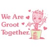Girl's Marvel We are Groot Together T-Shirt - 2 of 4