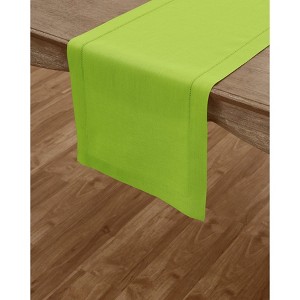 Solino Home Linen Classic Hemstitch Table Runner - 1 of 4