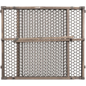 Tramull Vintage Grey Wood Doorway Security Baby Gate - 1 of 1