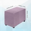 Unique Bargains Polyester Rectangular Stretchy Elastic Stool Cover - 2 of 4