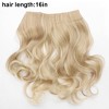 Unique Bargains Women's Big Wavy Hair Extensions High Temperature Fiber Mixed Light Gold Tone 1 Pc - 3 of 3