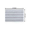 Home Weavers Orion Collection 100% Cotton Bathroom Rug, Non Slip Bath Mat Water Absorbent Soft Shaggy Mat Machine Washable - 3 of 4