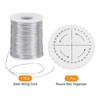Unique Bargains Polyester Satin String Cord with Disc Organizer for DIY Bracelet - 3 of 4