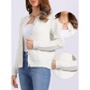 INSPIRE CHIC Women's Crew Neck Long Sleeve Button Down Casual Sweater Knitted Cardigan - 2 of 4