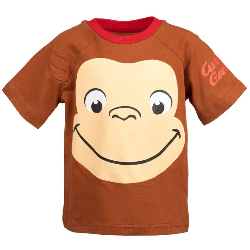 Curious George 2 Pack Graphic T-Shirts Toddler, 4 of 10