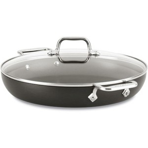 All-Clad HA1 Hard Anodized Non Stick Everyday Pan w/ Lid and Handles, 12 Inch - 1 of 3