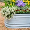 Vego Garden 6-in-1 Modular Rectangular Metal Outdoor Raised Garden Bed Kit 42"x60"x17" - 2 of 4