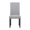 WestinTrends  Upholstered Linen Fabric Dining Chair - 4 of 4