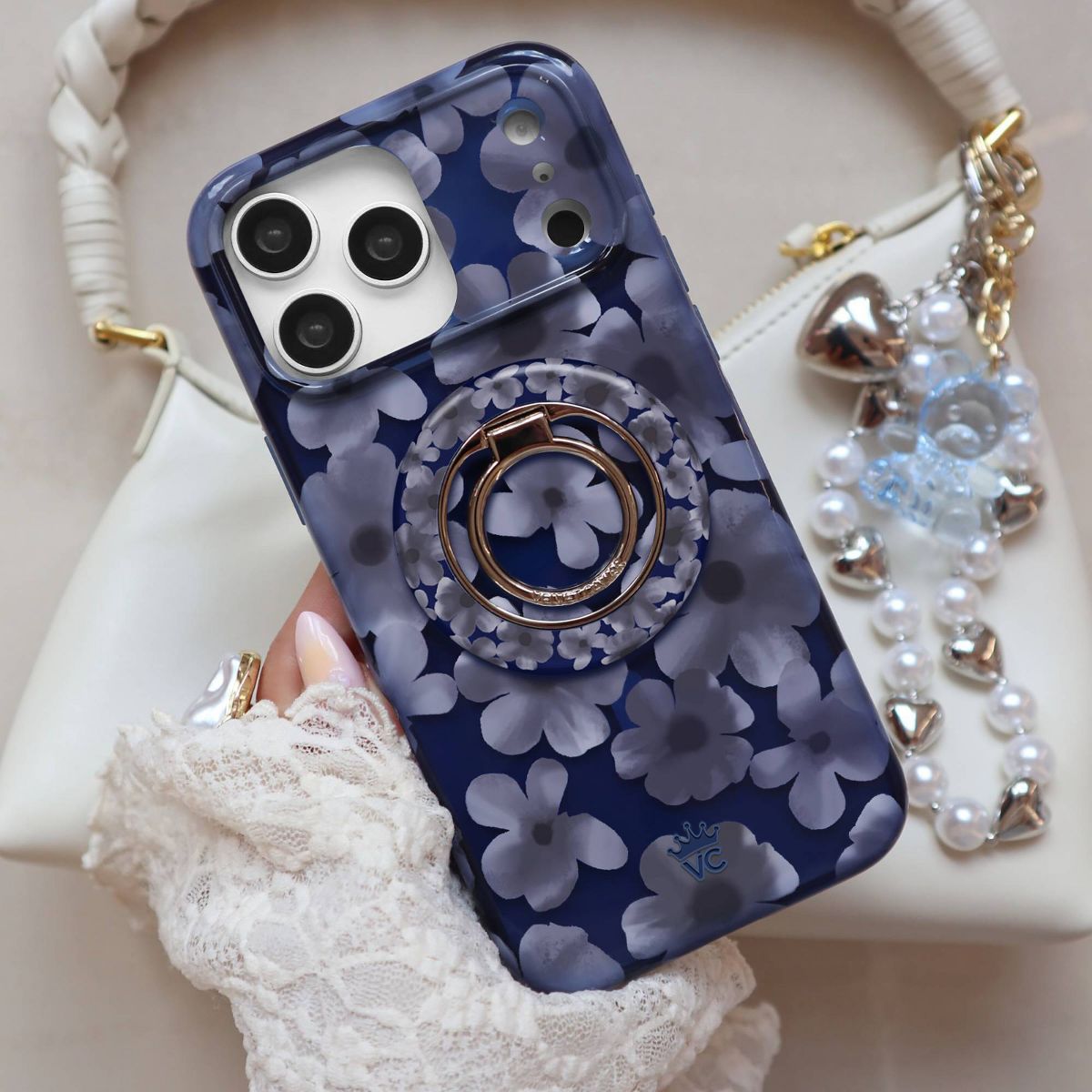 Velvet Caviar MagSafe Grip Midnight Blossom - thumbnail 7