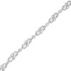 Haus of Brilliance Silver Prong Set Diamond Accent Infinity Weave Link Bracelet - 4 of 4