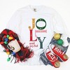 Simply Sage Market Women's Jolly and Joyful Long Sleeve Garment Dyed Tee - 2 of 3