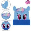 My Little Pony Girls Winter Hat and Gloves Set, Kids Ages 4-7 (Light Blue) - 4 of 4