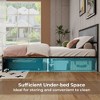 Tangkula Full Size Bed Frame w/ 2 Storage Drawers LED Lights Slats Support Modern - image 4 of 4