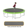Okak 16FT Outdoor Trampolines with Basketball Hoop, ASTM Approved Adult Trampolines with Balance Bar and Ball, Trampoline for Garden, Patio - 2 of 4