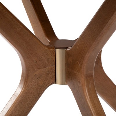 Verso 47'' Pecan Solid Wood Round Dining Table