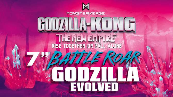 Godzilla x Kong: The New Empire Godzilla Evolved Battle Roar Figure, 2 of 9, play video