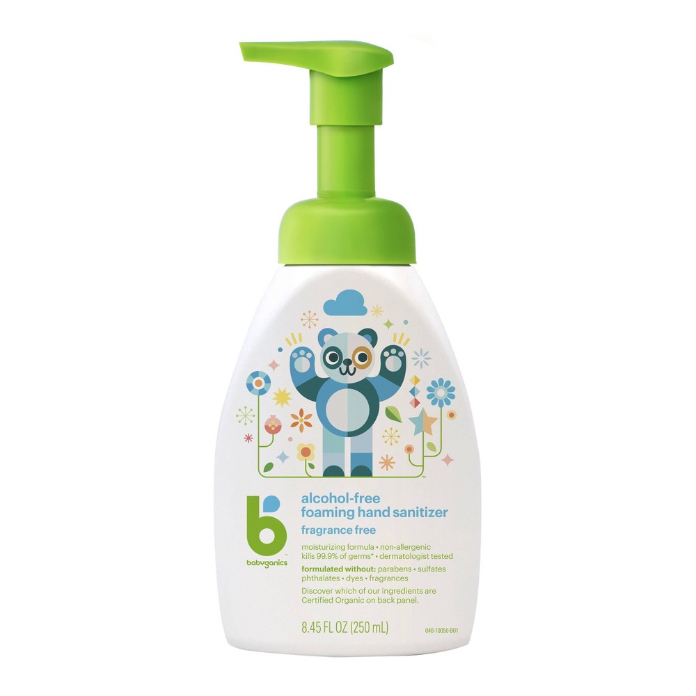 UPC 813277010050 product image for Babyganics Fragrance Free Hand Sanitizer - 8.45 fl oz | upcitemdb.com