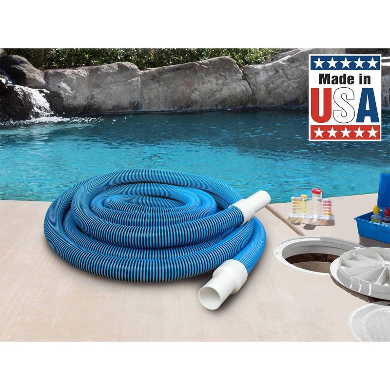 Poolmaster 1.5&#39;&#39; x 30&#39; Heavy Duty In Ground Pool Vacuum Hose with Swivel Cuff, 1 of 10