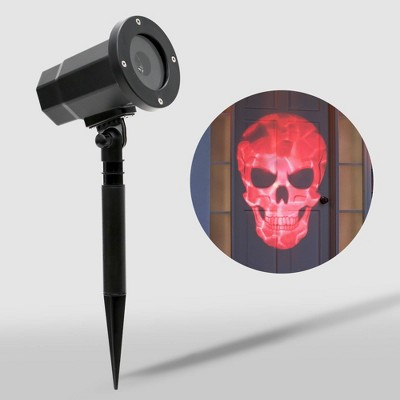 Philips LED Red Shimmering Skull Halloween Motion Projector Halloween Special Effects Light